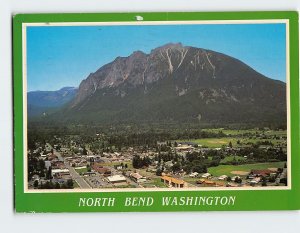 Postcard Mt. Si Gateway to the Cascades North Bend Washington USA