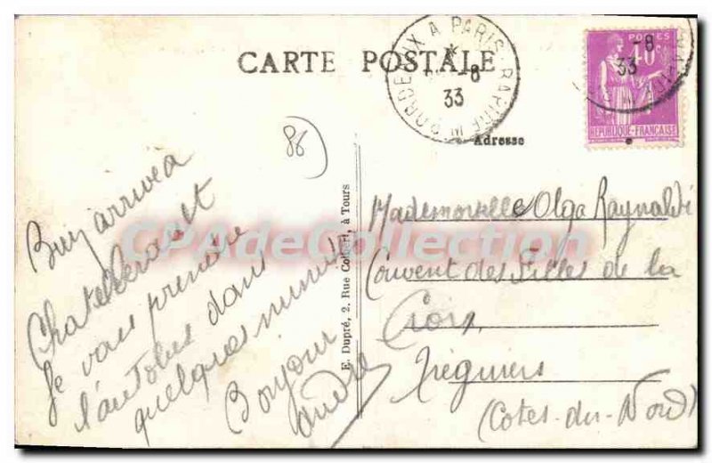 Old Postcard Chatellerault Point Louis Camille