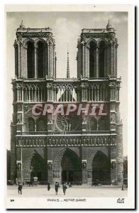 Old Postcard Paris Notre Dame