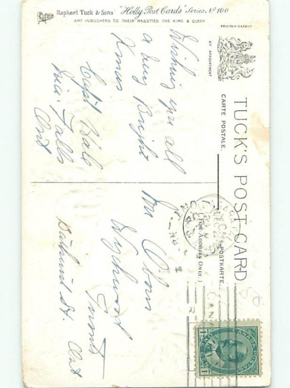 Divided-Back CHRISTMAS SCENE Great Postcard W8727