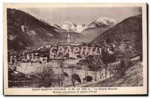 Saint Martin Vesubie - Switzerland Nicoise - Old Postcard