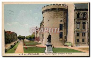 Angouleme Old Postcard The new square of the city & # 39hotel