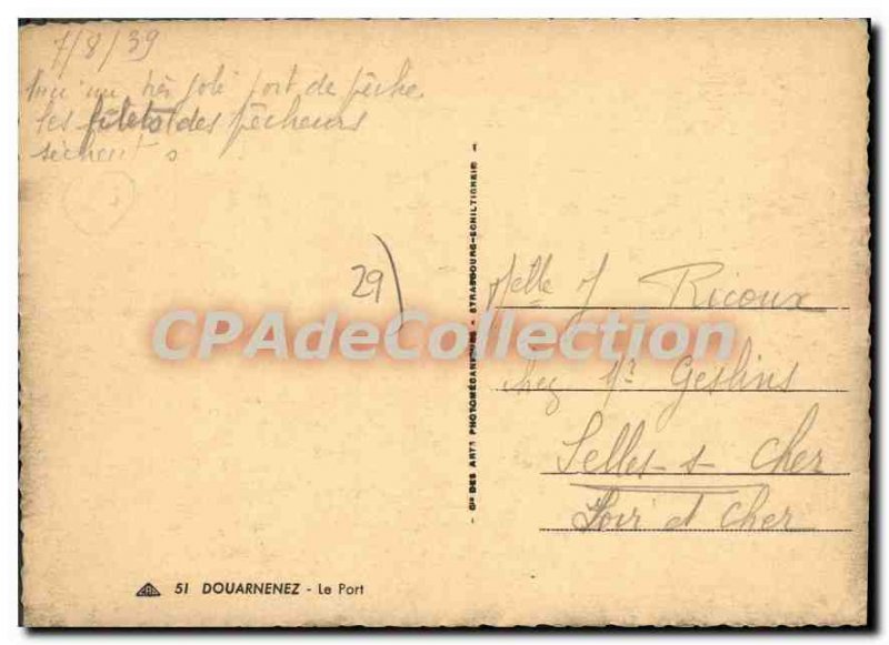 Modern Postcard Douarnenez Port