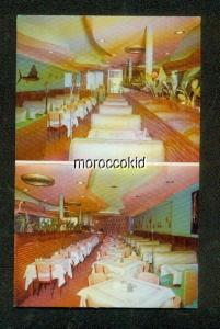 MEMPHIS TN NEW POSTCARD SPLIT VIEW OF ANTERTON'S RESTAURANT INTERIOR VIEWS