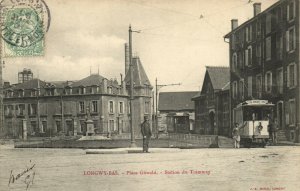 PC FRANCE, LONGWY BAS, PLACE GIRAULD, Vintage Postcard (b31524)