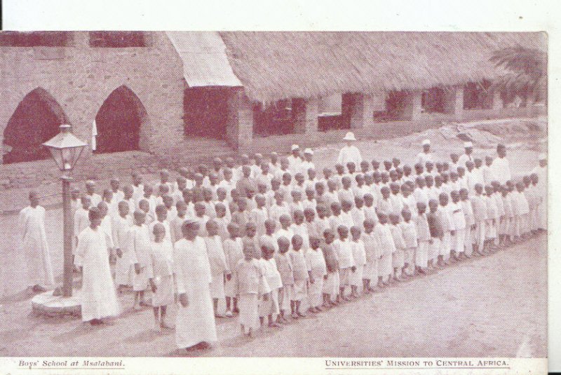 Africa Postcard - Tanzania - Boys School at Msalabani - Ref 15303A