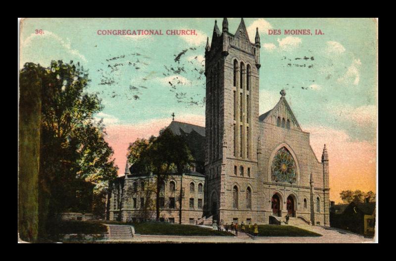 DES MOINES IOWA CONGREGATIONAL CHURCH