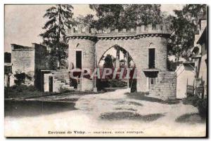 Surroundings of Vichy Old Postcard Hauterive Old porch