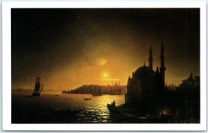 View of Constantinople by Moonlight By Aivazovsky, State Russian Museum - Russia
