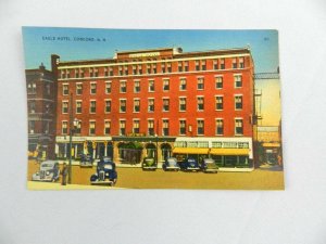 Vintage Postcard 1940's Eagle Hotel Concord N.H. Color 20 Sullivan News