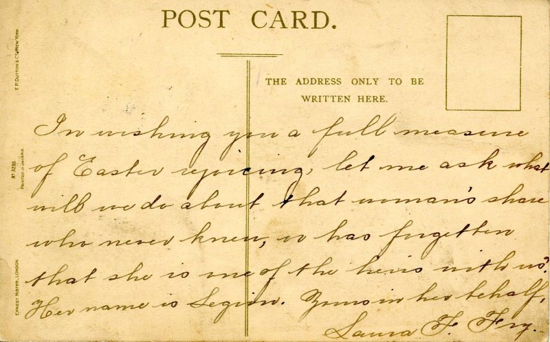 Greeting - Easter. Our Redeemer Liveth