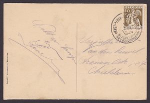 BELGIUM, Vintage postcard, Heyst, Barque de pêche