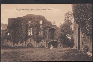 Warwickshire Postcard - The Banqueting Hall, Kenilworth Castle  A9894