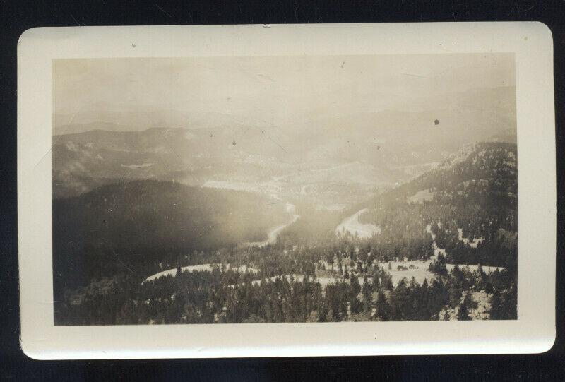 REAL PHOTO PUEBLO COLORADO ABOVE PINECLIFF VIEW 4 X 6.5 PHOTOGRAPH COLO.