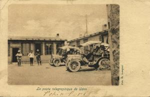 china, PEKING - PARIS Automobile Race of Le Matin 1907, Post Office in Udde 