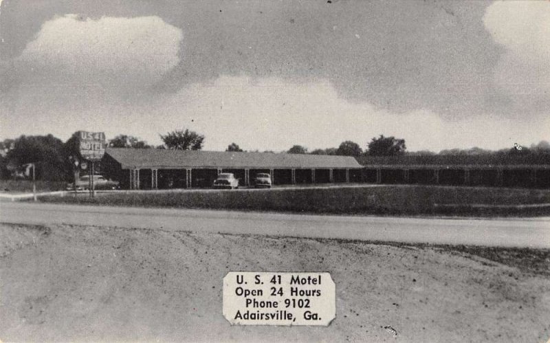 Adairsville Georgia US 41 Motel Vintage Postcard AA30616