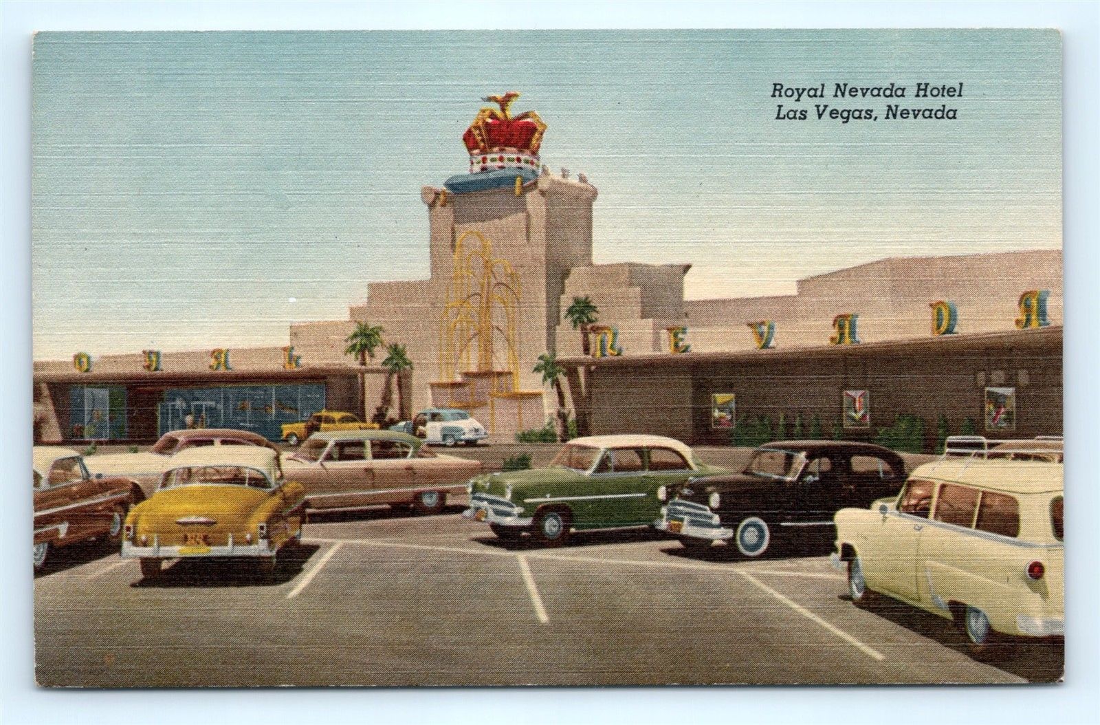 RIVIERA HOTEL Hickory Room Interior Las Vegas, Nevada Restaurant Postcard  c1950s