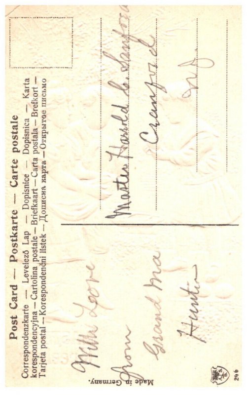 Easter 3 children , Golden Egg , Gold highlights