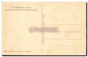 Loches - La Porte des Cordeliers Old Postcard