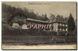 Old Postcard Plombieres Les Bains Camping Tivoli