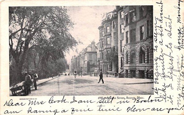 Beacon Street in Boston, Massachusetts