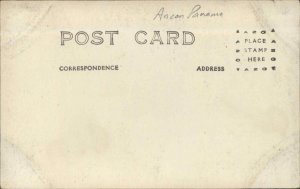 Vintage RPPC Ancon Panama Hospital Grounds Real Photo Postcard