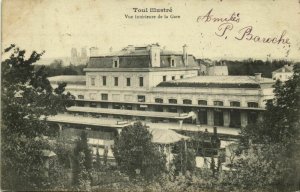 france, TOUL, La Gare Intérieure, Railway Station (1904) Postcard