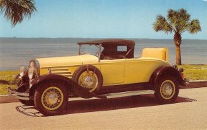 1930 FRANKLIN Rumble Seat Classic Car Syracuse, NY Sarasota, FL Vintage Postcard