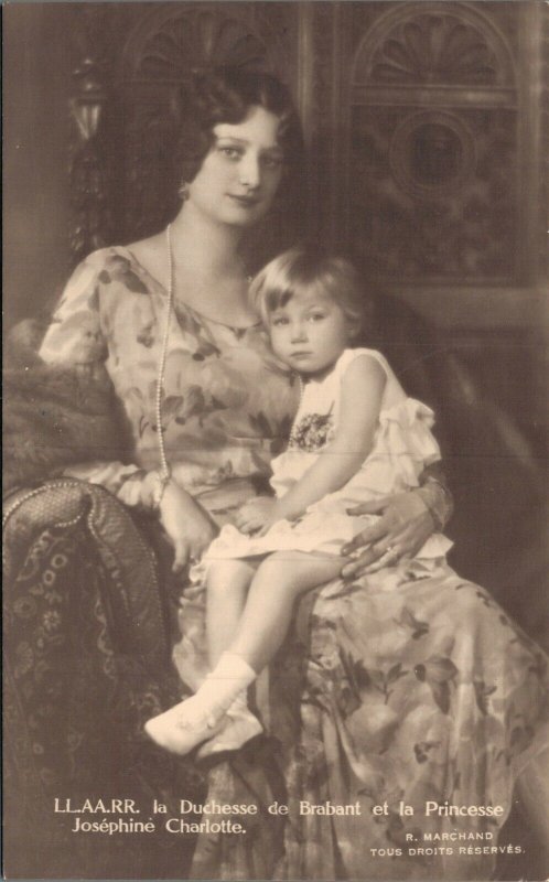 Princess Joséphine Charlotte of Belgium RPPC 06.76