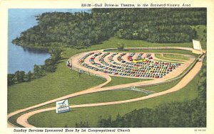 Gull Drive-IN Theatre Between Brainerd & Nisswa MN, Postcard