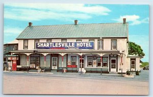 Circa 1957, The Original Shartlesville Hotet, Fnd. 1915 Pennsylvania Postcard