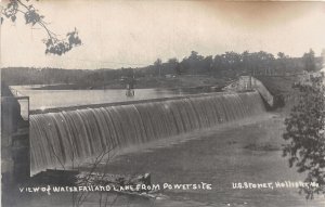 J42/ Hollister Missouri RPPC Postcard c1910 Waterfall and Dam Power 112