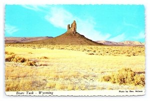 Boars Tusk Near Rock Springs Wyoming Continental View Postcard