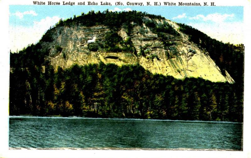 NH - North Conway. White Horse Ledge and Echo Lake