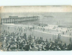 Pre-chrome BOAT SCENE Asbury Park New Jersey NJ AF5377