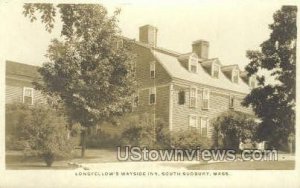 Real Photo - Longfellow's Wayside Inn - South Sudbury, Massachusetts MA  