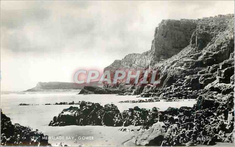 Postcard Modern Mewslade Bay Gower