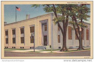 Post Office Moline Illinois Curteich