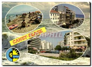 Modern Postcard Canet Plage St Nazaire in Roussillon Avenue of the Mediterran...