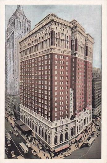 Hotel Mcalpin Broadway At 34th Street New York City New York