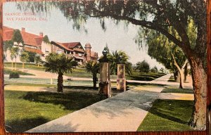 Vintage Postcard 1907-1915 Orange Grove Avenue, Pasadena, California (CA)