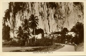 malay malaysia, PERAK IPOH, Anderson Road Cave (1930s) RPPC Postcard