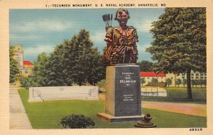 Tecumseh Monument U. S. Naval Academy - Annapolis, Maryland MD