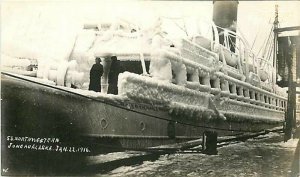 Steamship S.S. Northwestern, Juneau, Alaska, RPPC