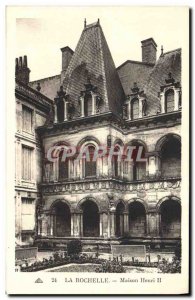 Old Postcard La Rochelle House Henry II