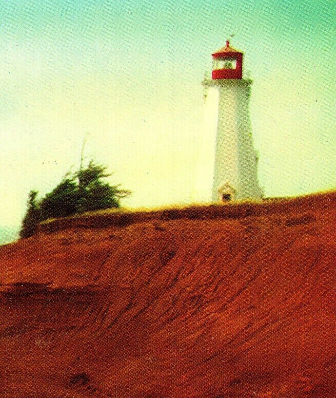 Sea Cow Head Lighthouse Prince Edward Island Vintage Standard View Postcard