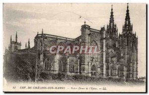 Near Chalons sur Marne Old Postcard Our Lady of the & # 39epine