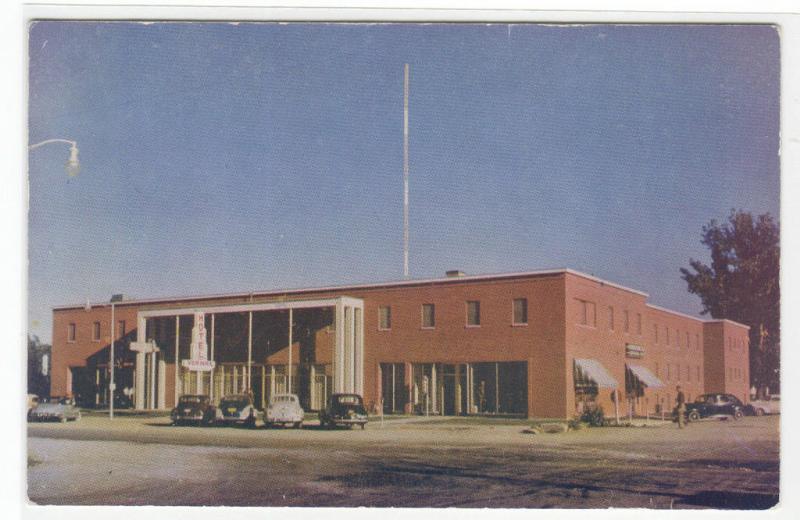 Hotel Vernal Cars Vernal Utah 1950s postcard