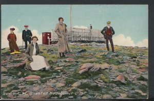 Isle of Man Postcard - Summit of Snaefell Mountain    RT555