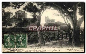 Old Postcard Biarritz View Pers Villa Bella